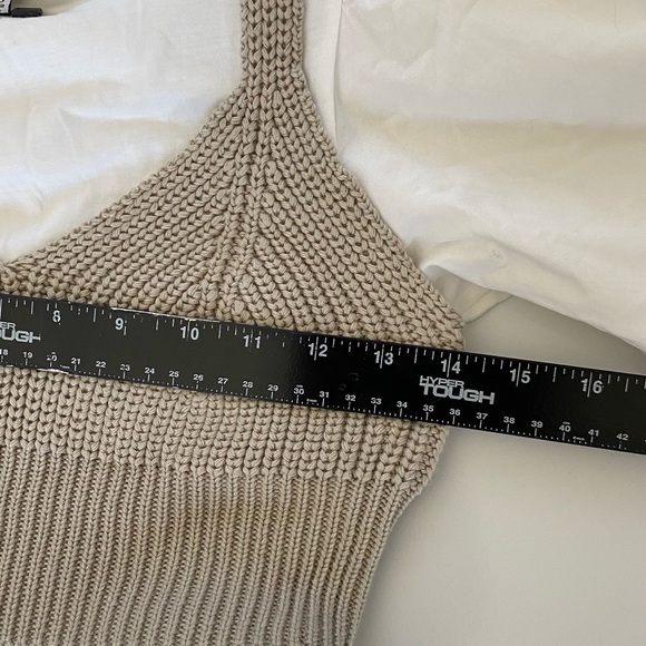 En Saison white and Tan Mini Dress size xs - Picture 7 of 12